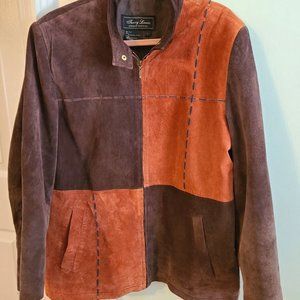 Beautiful Terry Lewis Classic Luxuries Genuine Leather Women's Coat/Jacket Large